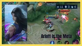 No fighter stronger than him | Arlott gameplay and build | Mobile Legends
