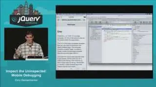 Cory Gackenheimer - Inspect the Uninspected: Mobile Debugging