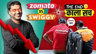 Dark Side of Zomato Vs Swiggy 🔥 Business Model | Future of FoodTech | Case Study | Live Hindi