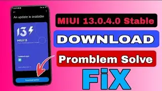 How do i manually install MIUI 13.0.4.0 Stable Update? | MIUI 13 Update problem fix solution.