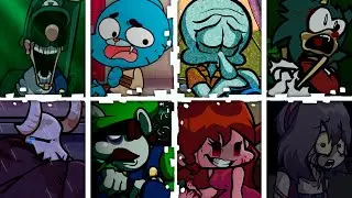 THALASSOPHOBIA but Every Turn a Different Character Sings 🎶⚡ (FNF Mario Madness v2 )