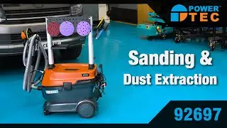 Dust Extractor & Random Orbital Sanders from Power-TEC | Part No. 92697, 92685 & 92696 |