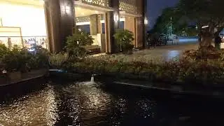 Mantap kolam ikan di Masjid Namira Lamongan