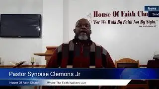 Message from PASTOR Synoise Clemons Jr