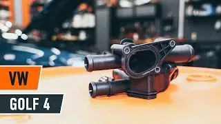 Hoe een thermostaat op een VW GOLF 4 [HANDLEIDING AUTODOC]