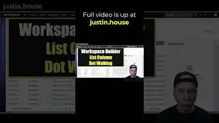 Dot Walking List Columns in Workspace Builder - short 🩳 