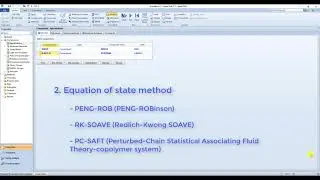 Specify the most relevant property method for your process in Aspen Plus