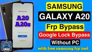 SAMSUNG GALAXY A20 frp bypass/ how to remove password/Google account from SAMSUNG A20,A20s FREE
