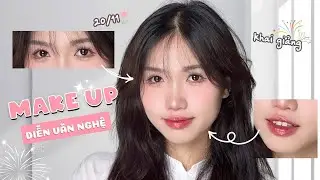 Makeup tone hồng đi diễn văn nghệ, chụp kỉ yếu, khai giảng l Minh Ngọc