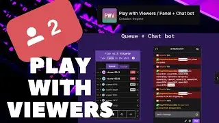 Juega con tus espectadores en Twitch con Play with Viewers