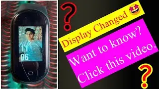 How to change display picture on Mi band 4