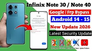 Infinix Note 30 Frp Bypass 2026 | Android 14 New Method | Infinix Note 30 Google Account Remove 