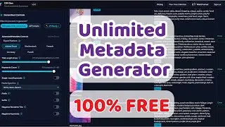 Unlimited Metadata Generator । ‍AI Metadata Generator । 100% Free 