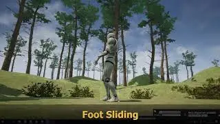 UE4 Foot sliding - How To Solve - DynamicNode Plugin