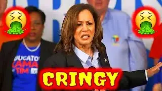 The Kamala Harris CRINGE was Unbearable Today in Detroit.....