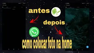 como colocar foto na home do zap método simplificado by jorgim mods (WHATSAPP IMUNE)