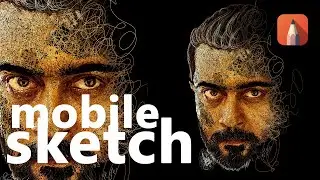 sketch on phone |#suriya  | autodesk sketchbook