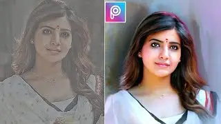 PicsArt Digital oil paint effect Photo editing || PicsArt Face smooth photo editing new trick photo