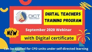 DICT WEBINARS with DIGITAL CERTIFICATE 