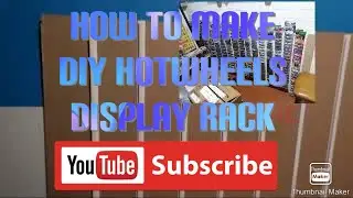 DIY HOTWHEELS DISPLAY RACK
