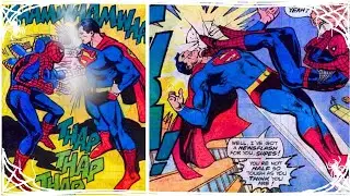 Spider-Man Gives Superman His Best Shot