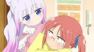Cute Miss Kobayashi and Kanna Makeover