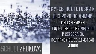 ЕГЭ 2020 Химия. Гидролиз солей меди (II) и серебра (I)