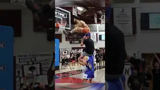 He Looked INSIDE the Rim! Isaiah Rivera Insane Dunk!
