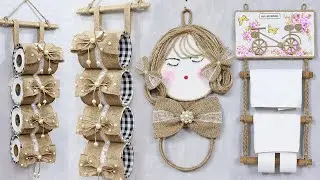 Super useful but low cost😍7 Space saving Jute Wall Hanging Craft Ideas