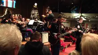 3d Marine Aircraft Wing Band @ FHPC for Christmas 2