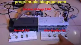 Connecting between Allen Bradley PLC and Siemens PLC using Arduino ATmega 2560