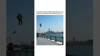 Dubai always has something new to show off.. #jetpacks   #fooddelivery
