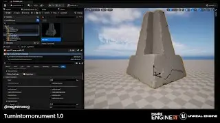 TurnintoMonumen - Houdini and Unreal Engine 5