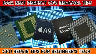 REPAIR TIP 100% CPU REMOVAL  FOR BEGINNER'S REPAIR TIPS