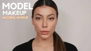 EVERYDAY NATURAL MODEL MAKEUP ROUTINE & LAMINATED BROWS USING MAKEUP!! SUMMER 2021