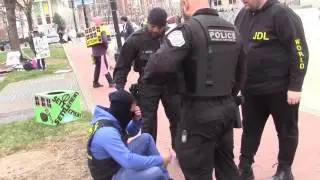 JDL members attack IfNotNow protesters outside AIPAC (Mar 26, 2017)
