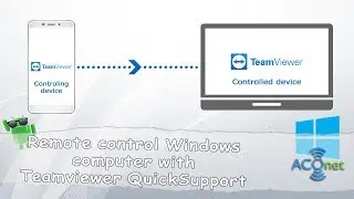 Remotely control Windows computer with Teamviewer QuickSupport