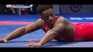 Греко-римская борьба 1/16 финала, весовая категория 77кг Сергей Кутузов vs Камал Бей