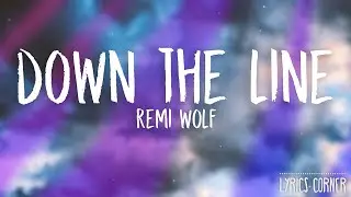 Remi Wolf - Down The Line(Lyrics / Lyrics Video) // #vevoCertified //#trending