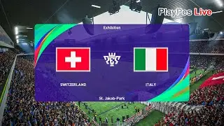 PES 2021 - SWITZERLAND vs ITALY - Gameplay PC