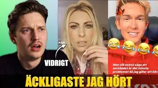 REAGERAR PÅ SVENSKA TIK TOKS! 🇸🇪 | Äckligaste jag hört