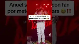 😱 Le LANZAN un OBJETO a la CARA @Anuel aa #SHORTS