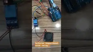 relay interface with Arduino|amazing experiment|dc motor fan