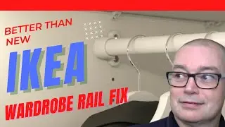 IKEA WOrdrobe Rail Fix