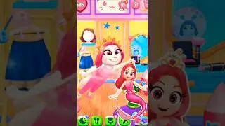 Red Ruby - Rainbow Bubblegem 🩷❤️ #talkingangela #cosplay #mermaid #edit #memes #animation #gameplay