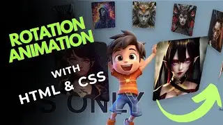 Rotation Animation Website made with HTML & CSS || Part 1