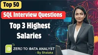 👉 SQL Query to Find Top 3 Highest Salary Employees in SQL Server | Interview Question