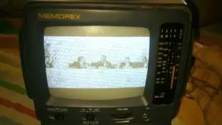 Memorex MT0500 Vintage Portable TV AM/FM Radio
