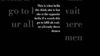 calling all bellathewolf haters #stopbellathewolf