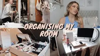 DECLUTTER AND ORGANISE MY ROOM WITH ME! LETS GET OUR LIFE TOGETHER FOR 2021!!